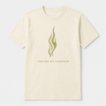 Women’s Fueled by Purpose Flame T-Shirt – Cream/Olive