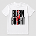 Women’s BURN BRIGHT GAS Statement T-Shirt – White